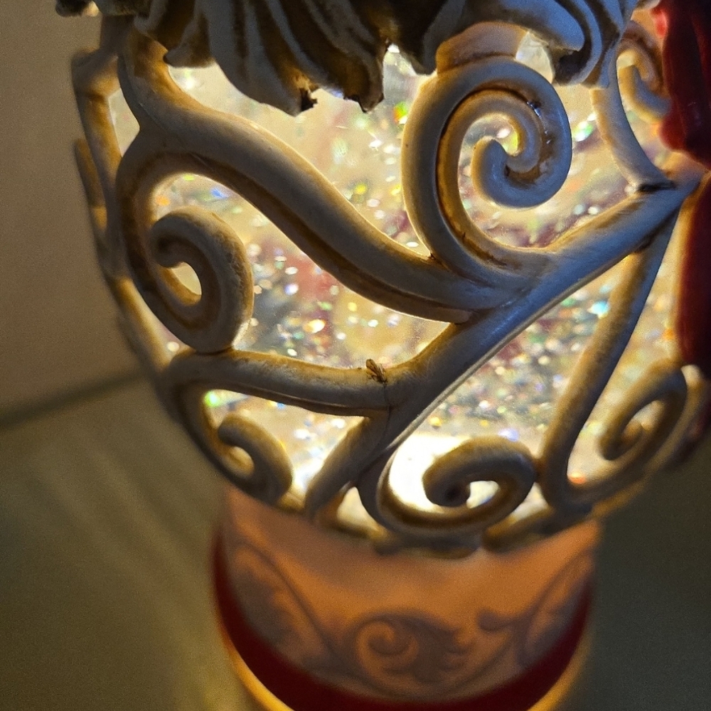 Brand Neww Decorative Rooster Figurine Glitter Light - Picture 6 of 6